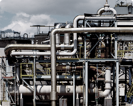 Modern Building Metal Piping