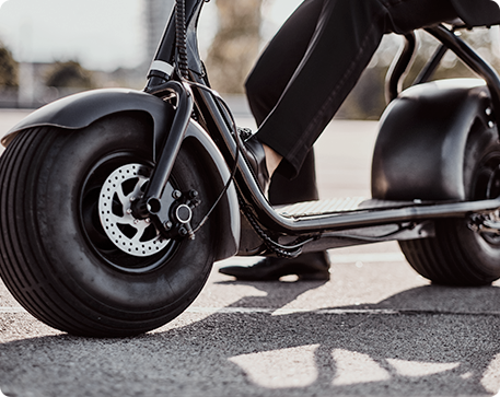 Motorcycles and electric vehicles